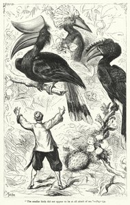 Illustration zu Gullivers Reisen von Jonathan Swift von Thomas Morten