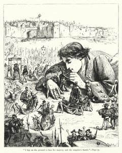 Illustration für Gullivers Reisen von Jonathan Swift (Stich)