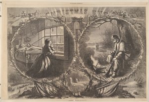 Heiligabend, 1862 aus Harpers Weekly, 3. Januar 1863 von Thomas Nast