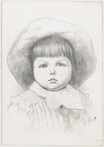 Porträt eines Kindes Cyril Nast, nach 1879