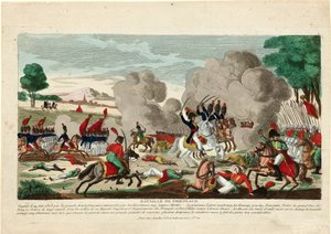 Die Schlacht von Friedland. Ein Angriff der russischen Leibgarde am 14. Juni 1807 - Naudet, Thomas Charles