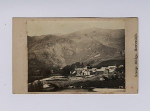 Grange Bridge, Borrowdale (s/w Foto) von Thomas Ogle