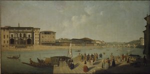 Der Arno in Florenz