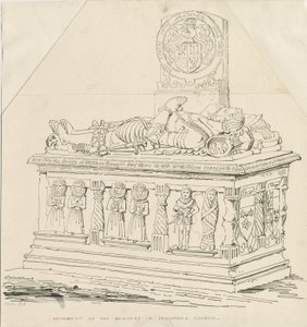 Seighford Kirche - Grab von William und Mercy Bowyer