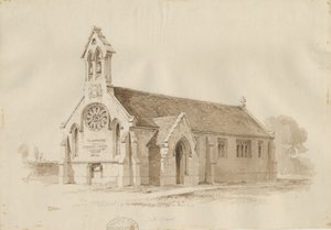 Stafford - Salzkapelle [St. James]: Feder- und Tuschzeichnung, 1840