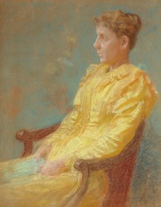Porträt der Frau des Künstlers 1893
