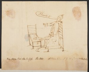 Selbstporträt von Thomas Potter MP, Add MS 30867 f.92