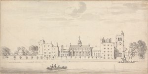 Lambeth Palace vom anderen Flussufer von Thomas Priest