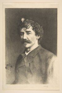 Whistler mit der weißen Locke, undatiert