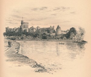Schloss Windsor vom Fluss aus