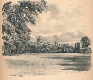 Schloss Windsor vom Home Park von Thomas Robert Way