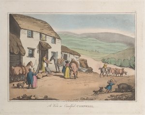 Eine Ansicht von Camelford, Cornwall, aus Skizzen aus der Natur, 1822. Schöpfer: Thomas Rowlandson, Joseph Constantine Stadler