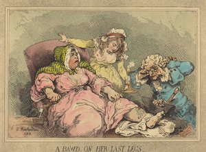 Eine Kupplerin auf ihren letzten Beinen, 1792