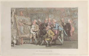 Ein Kenner, aus Der Pfarrer von Wakefield, Mai 1817 von Thomas Rowlandson