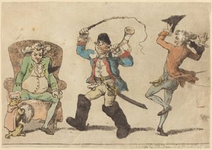 Ein Franzose im November von Thomas Rowlandson