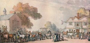 Pferdemarkt in Southampton, ca. 1820, 1918 von Thomas Rowlandson