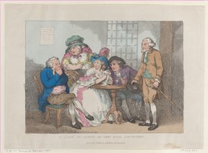Eine Dame im Limbo, oder Juden-Kaution abgelehnt, [30. November 1785], neu aufgelegt am 1. Juli 1802