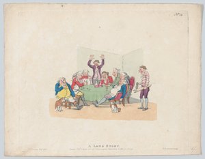 Eine lange Geschichte, 1. April 1803 von Thomas Rowlandson
