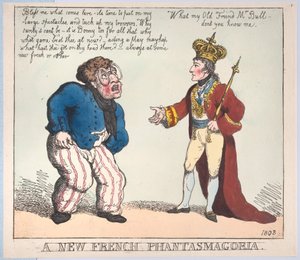 Eine neue französische Phantasmagorie, 1803 von Thomas Rowlandson