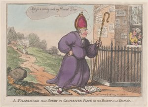 Eine Pilgerreise von Surry nach Gloucester Place oder der Bischof in Ekstase, 27. Februar 1809