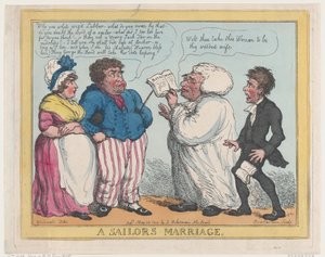 Die Hochzeit eines Seemanns, 25. Mai 1805