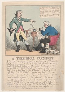 Ein Theatralischer Kandidat, 1797