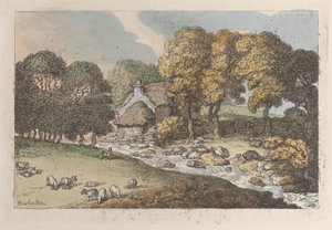 Ein Wasserlauf von Thomas Rowlandson