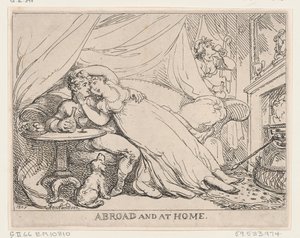 Im Ausland und Zuhause von Thomas Rowlandson