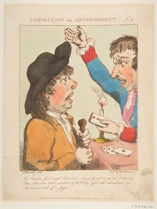 Bewunderung mit Erstaunen Le Brun Travestiert, oder Karikaturen der Leidenschaften, 21. Januar 1800