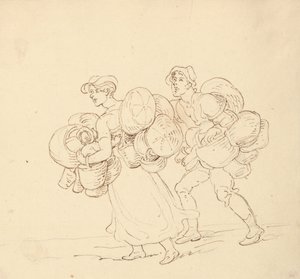 Albumzeichnung von Thomas Rowlandson