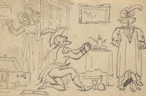 Albumzeichnung von Thomas Rowlandson