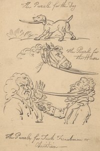 Albumzeichnung von Thomas Rowlandson