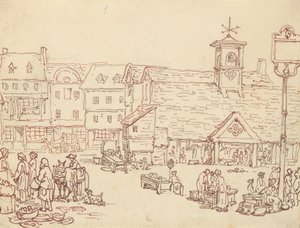 Albumzeichnung von Thomas Rowlandson