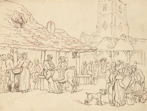 Albumzeichnung von Thomas Rowlandson