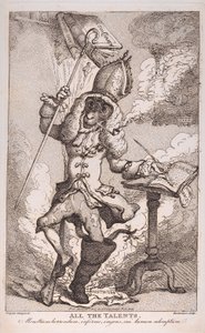 Alle Talente, 18. April 1807 von Thomas Rowlandson
