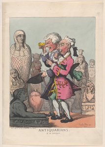 Antiquarians à la Greque von Thomas Rowlandson