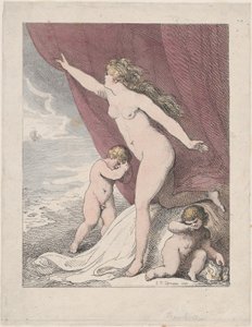 Ariadne von Theseus verlassen von Thomas Rowlandson