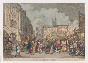 Bartholomew-Messe, 1807 von Thomas Rowlandson