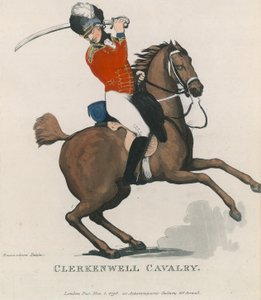 Clerkenwell Kavallerie von Thomas Rowlandson