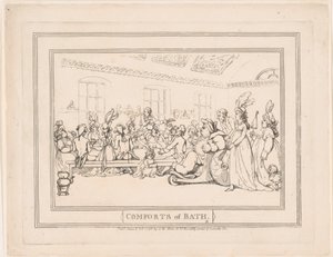 Komforts von Bath, Platte 11 von Thomas Rowlandson