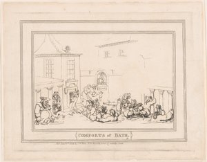 Annehmlichkeiten von Bath, Platte 7 von Thomas Rowlandson