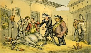 Tod von Punch von Thomas Rowlandson