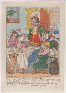 Anweisungen an Diener, 10. November 1807 von Thomas Rowlandson