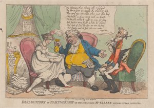 Auflösung der Partnerschaft oder die fleißige Mrs. Clarke wickelt ihre Acc..., 15. Februar 1809