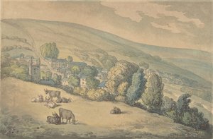 Downlands, Sussex, 1780-1827 von Thomas Rowlandson