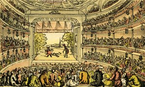 Dr. Syntax im Covent Garden Theater
