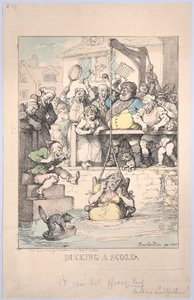 Eine zänkische Frau tauchen, 12. April 1803
