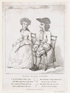Dukes Place Liebhaber, 21. Februar 1797 von Thomas Rowlandson