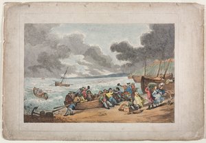 Einschiffung von Brighthelmstone nach Dieppe