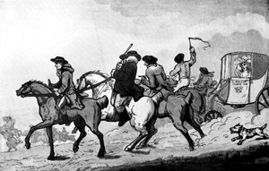 Zum Rennen gehen, spätes 18. Jahrhundert von Thomas Rowlandson